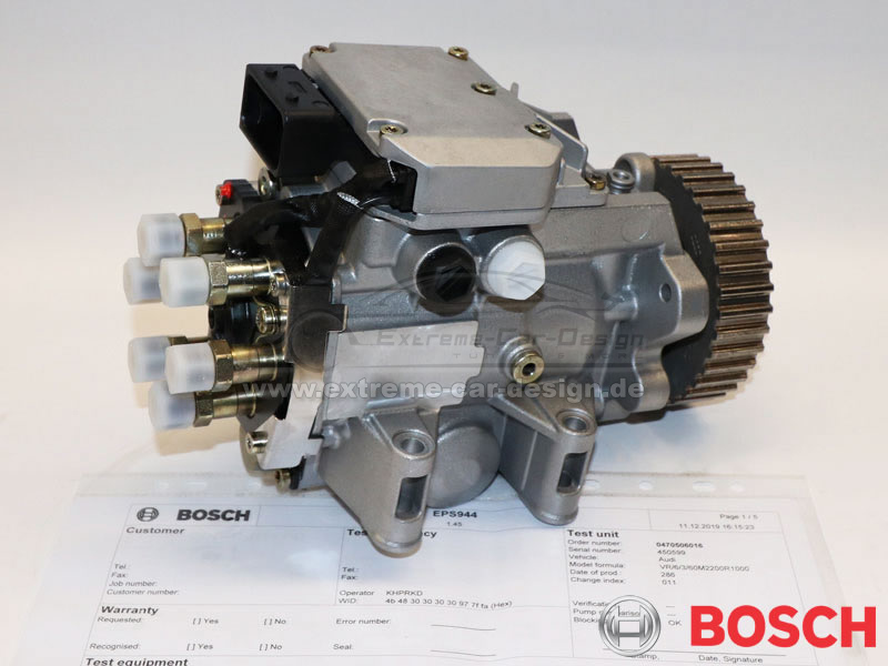 Bosch Einspritzpumpe 0470506024 059130106H AKE Audi A4 8E B6 2001